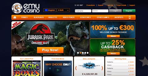  emu casino website down